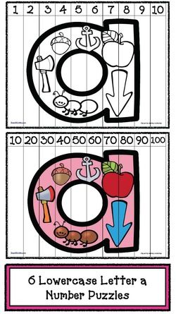 Alphabet activities:  FREE set of alphabet puzzles for the lowercase letter a. Letter A Puzzle, September School Activities, Letter Activities Kindergarten, Letter Sounds Preschool, Alphabet Letter Activities, Abc Cards, English Activities For Kids, Letter Games, Fun Classroom Activities