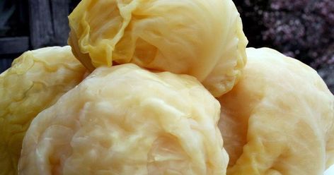 Sour cabbage,sauerkraut Make Sauerkraut, Sour Cabbage, Macedonian Food, Cabbage Head, Fall Comfort Food, Ukrainian Recipes, Cabbage Leaves, Cheesy Potatoes, Cooked Vegetables