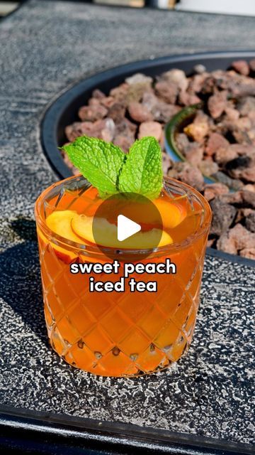 Peach Iced Tea, Peach Ice Tea, Black Tea Bags, Peach Tea, Sweet Peach, Tea Bags, Grocery List, Bbq Recipes, Base Foods