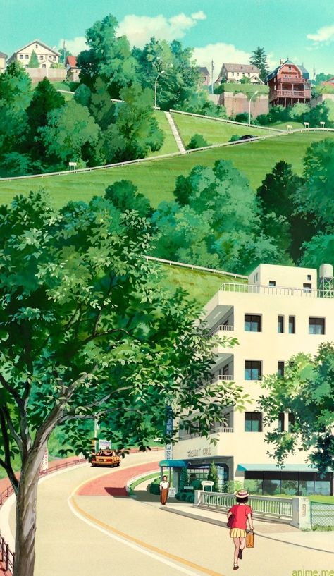 Art Studio Ghibli, Ghibli Wallpaper, Whisper Of The Heart, Studio Ghibli Background, Ghibli Artwork, Studio Ghibli Movies, Studio Ghibli Art, Ghibli Movies, Ghibli Art