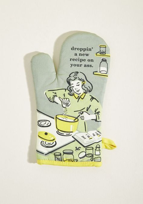 It's the Hot That Counts Cotton Oven Mitt Ldr Gifts For Him, Blue Q, Paper Store, Whimsical Gifts, Linen Store, Oven Mitt, Oven Mitts, Dish Towels, Funny Gifts