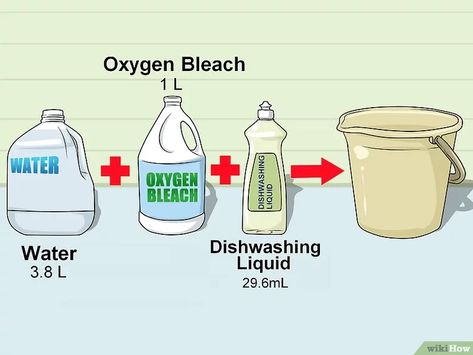 3 Ways to Clean the Outside of a House - wikiHow House Washing Solution Exterior, Outside Of A House, Pressure Washing House, Hardie Board, Diy Exterior, Oxygen Bleach, House Wash, Cleaner Recipes, Best Brushes