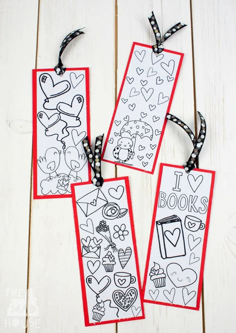 Download your own Love Books free colouring bookmarks.  These are perfect for any book lovers or fans of colouring and a great valentines card alternative. Book Lovers Crafts, Free Coloring Bookmarks, Free Printable Bookmarks To Color, Printable Valentine Bookmarks, Colouring Bookmarks, Printable Bookmarks To Color, Bookmarks To Color, Crafts Valentines Day, Valentines Bookmarks