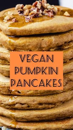 Alpha Gal Recipes Breakfast, Vegan Swaps, Vegan Pumpkin Pancakes, Witch Recipes, Vegan Board, Pumpkin Puree Recipes, Breakfast Favorites, Pumpkin Cravings, Pumpkin Pancake Recipe