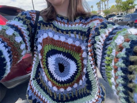 Crochet Eyeball, Crochet Cardigan Pattern Free, Craft Stuff, Crochet Cardigan Pattern, Cardigan Pattern, Pattern Free, Crochet Cardigan, Free Pattern, Sewing