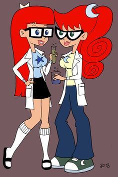 Jhonny Test Sister, Costumes For Sisters, Gumball Image, Cartoon Halloween Costumes, Johnny Test, Twin Costumes, Sister Costumes, Cartoon Network Characters, Cartoon Character Costume