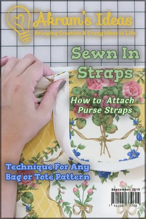 Sewing Purses, Diy Purse, Tote Pattern, Purse Strap, Bag Pattern, Bag Making, Step By Step, Quilting, Thread