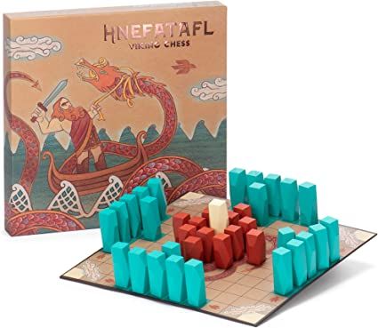 Amazon.com: Hnefatafl Viking Chess Set - Authentic, Traditional Two-Player Strategy Board Game Classic - Historic European Tabletop Asymmetric War Game : Toys & Games Games For Two People, Viking Chess, World Serpent, Vikings Game, Strategy Board Games, Chess Game, Old Games, Game Board, Strategy Games