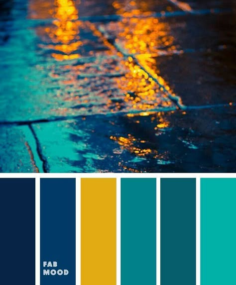 Blue + Teal + Yellow Glow Color Palette { Autumn Color Inspiration } - Fabmood | Wedding Colors, Wedding Themes, Wedding color palettes Teal Color Palette, Yellow Palette, Color Palette Yellow, Color Schemes Colour Palettes, Fall Color Palette, Design Seeds, Blue Colour Palette, Color Palette Design, Decor Minimalist