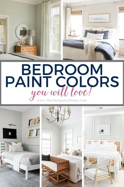 Choose on of these best bedroom paint colors to help you unwind and relax at the end of the day, and greet you first thing every morning. Cottage Bedroom Colors Paint, Best Paint Color Master Bedrooms, Paint Colors For Bedroom 2023, Bedroom Paint 2023, Bedroom Paint Ideas 2023, Colors For Bedroom Walls Relaxing, Popular Bedroom Paint Colors 2023, Top Bedroom Paint Colors 2022, Benjamin Moore Paint Colors 2023 Bedroom