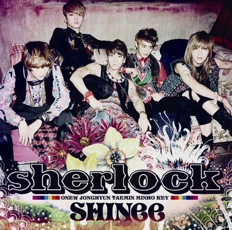 SHINee -- Sherlock filming. Sherlock Shinee, Shinee Sherlock, Sherlock Poster, Shinee Albums, Onew Jonghyun, Japanese Fan, Great Albums, Cd Cover, Korean Music