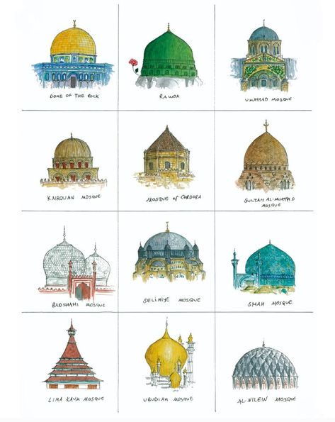 Mosque Design Islamic Architecture, Moon Stars Art, Pakistan Art, Mosque Art, Persian Art Painting, My Colors, Stone Architecture, Architecture History, Architecture Drawing Art