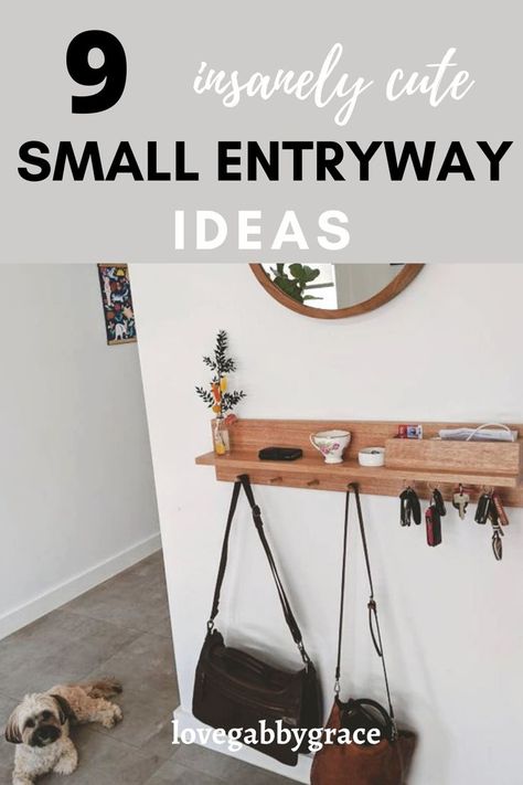 Entryway Ideas Hooks, Small Entryway Organization, Small Entryway Bench, Small Entryway Ideas, Tiny Entryway, Entryway Organizer Wall, Functional Entryway, Formal Living Room Designs, Entryway Hooks