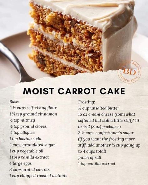 Very Moist Carrot Cake Recipe, Delicious Carrot Cake Recipe, Carrot Cake Homemade, Carrot Cake Martha Stewart, Easy Homemade Carrot Cake, Homemade Carrot Cake Recipe Moist, Home Made Carrot Cake Recipe, Carrot Cupcake Recipe Moist, Easy Moist Carrot Cake Recipe