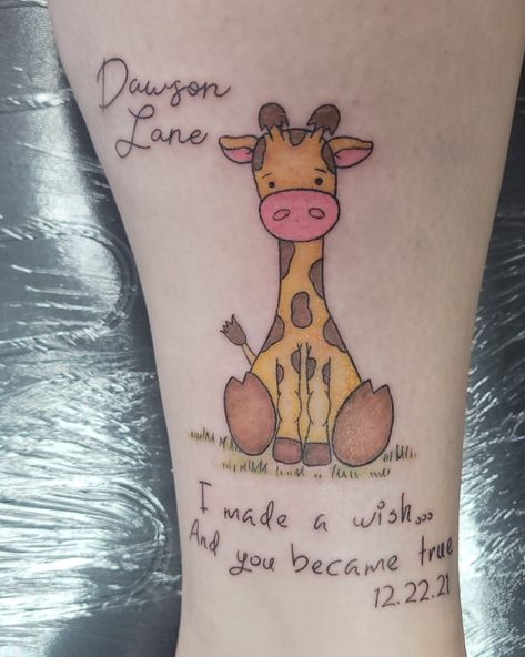 Giraffe Tattoo Mom And Daughter, Giraffe Tattoo Mother Daughter, Giraffe And Sunflower Tattoo, Cartoon Giraffe Tattoo, Giraffe And Flower Tattoo, Baby Giraffe Tattoo, Giraffe Tattoo, Mother Father And Baby, Father Tattoos