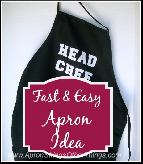 Fast Easy Apron Idea - Apron Strings & other things Easy Apron, Unique Aprons, Diy Apron, Cut Out Letters, Flour Sack Dish Towels, Iron On Letters, An Apron, Church Ideas, Letter Set