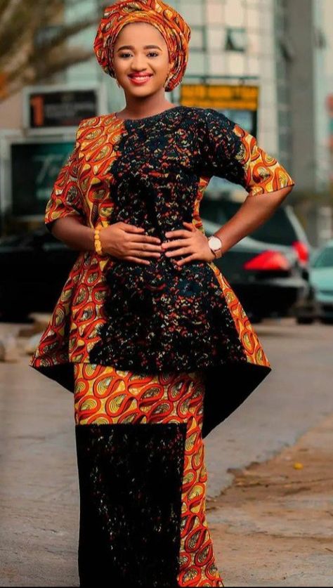 Skirt And Blouse Ideas, Trending Ankara Skirt And Blouse, Styles With Ankara, Skirt And Blouse For Wedding, Blouse For Wedding, Ankara Fashion Styles, Ankara Skirt And Blouse Styles, Skirt And Blouse Styles, Boubou Styles For Women