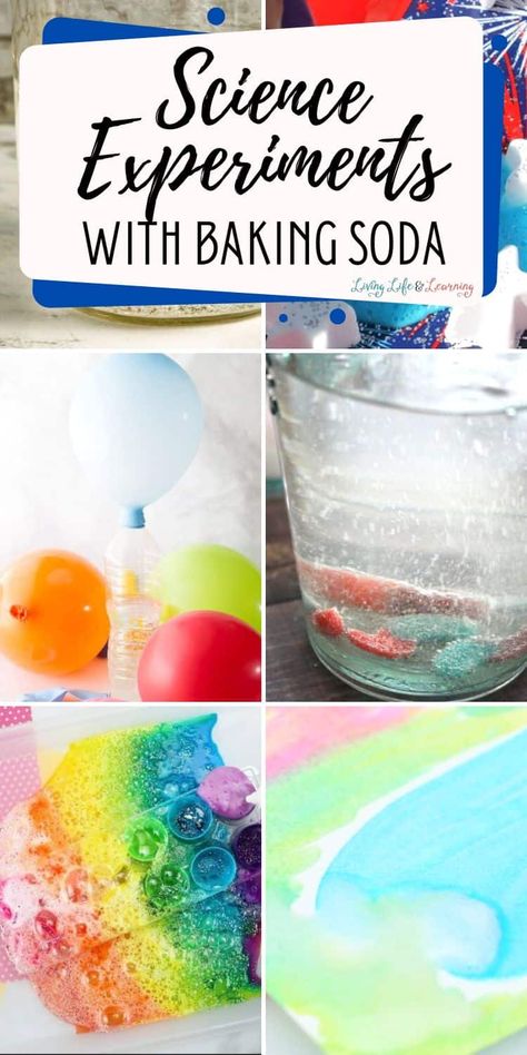 Baking soda is a very versatile ingredient, but when combined with something acidic, it can produce some pretty amazing results that your kids will surely enjoy. This list of Science Experiments with Baking Soda will make searching for homeschool moms a lot easier! Preschool Activities At Home Learning Fun Science Experiments, Easy Science Experiments For Kids Quick, Experiments For Preschoolers, Kids Science, Fun Science Experiments For Kids, Easy Science Experiments For Kids, Science Experiments For Kids, Kindergarten Science Experiments, Science Experiments Kids Preschool