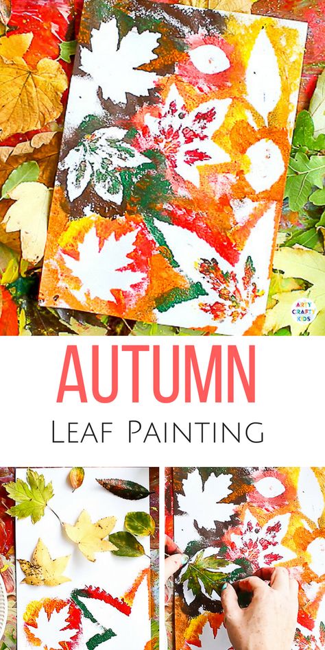 Arty Crafty Kids | Art Ideas for Kids | Autumn Leaf Painting - exploring basic colour-mixing principles to create Autumn shades and hues #autumnart #artforkids #kidsart Autumn Leaf Painting, Kids Art Ideas, Art Ideas For Kids, Autumn Leaves Craft, Leaf Painting, Leaf Crafts, Fall Crafts Diy, Fall Crafts For Kids, Autumn Crafts