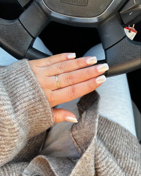 What I asked for:
• Square/natural nail shape
• Dip nails
• Natural shimmery color (pearl, glazed)

Hailey Bieber pearl nails trend, Hailey Bieber nails, glazed nails, pearl nail color, shimmery nails, dip nail ideas, squared shaped nails, natural nails Beiber Nails, Natural Nail Shapes, Hailey Bieber Nails, Bieber Nails, Hayley Bieber, Nails Trend, Nails Square, Pearl Nails, Cute Gel Nails