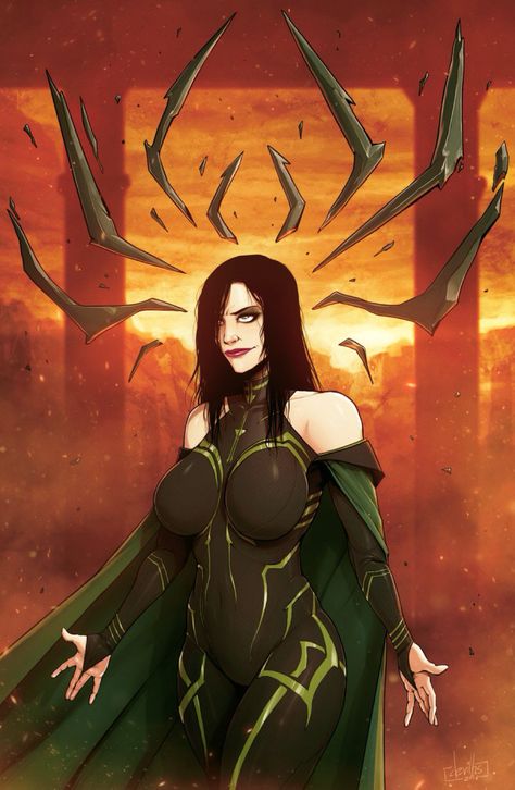 Hela Marvel Hela, Female Villains, Marvel Artwork, Marvel Villains, Marvel Fan Art, Comics Girls, Marvel Girls, Comic Heroes, Marvel Dc Comics