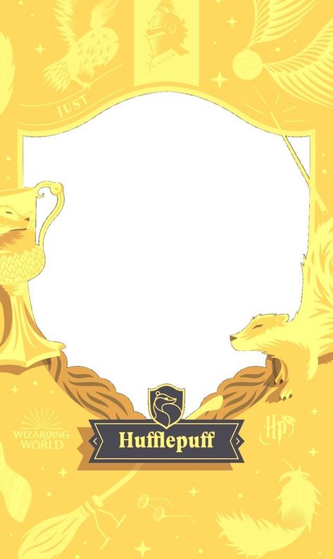 Sorting Ceremony, Harry Potter Planner, Imprimibles Harry Potter, Stile Harry Potter, Harry Potter Logo, House Frame, A Profile Picture, Harry Potter Background, Hufflepuff House