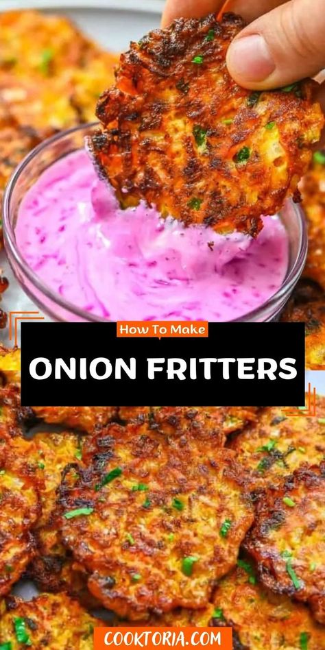 Onion Fritters, Green Onions Recipes, Red Onion Recipes, Authentic Mexican Recipes, Buzzfeed Tasty, Fritter Recipes, Cheesy Recipes, Onion Recipes, حلويات صحية