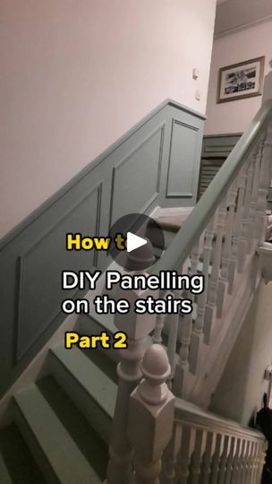 Stairway Wainscoting, Stair Parts, Facebook Reels, Wainscoting, Stairs, Audio, The Originals, Furniture