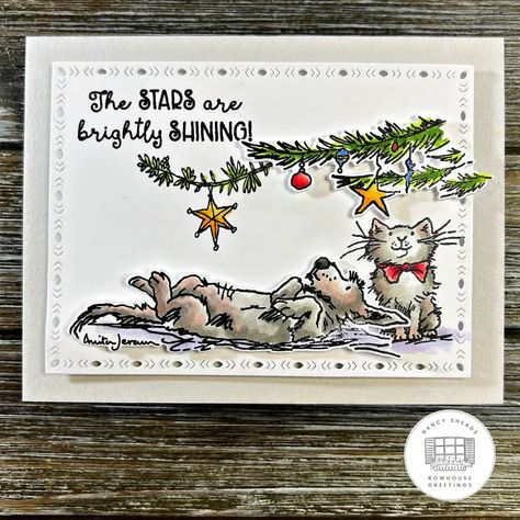 Rowhouse Greetings | Anita Jeram All is Bright by Colorado Craft Company Colorado Craft Company Anita Jeram, Anita Jeram Christmas Cards, Colorado Craft Company Cards, Anita Jeram Christmas, Christmas Colorado, Dog Christmas Cards, Colorado Craft Company, Creative Christmas Cards, Company Christmas Cards