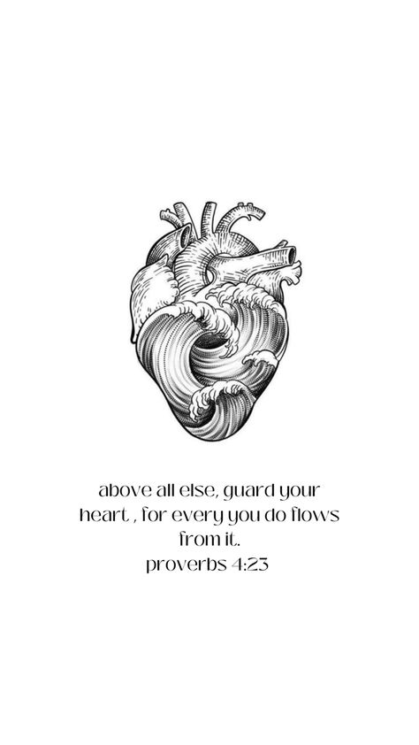 God Heart Tattoo, Women At The Well Tattoos, Temptation Tattoo Ideas, Exmormon Tattoo, Proverbs 4 23 Wallpaper Aesthetic, Above All Else Guard Your Heart Tattoo, Luke 23:34 Tattoo, Transformed Tattoo, Christian Patchwork Tattoo Sleeve