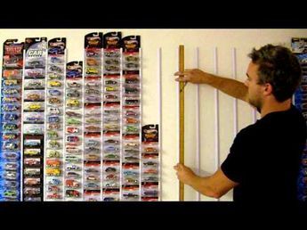 Hot Wheels Display Ideas to DIY - Moms and Crafters How To Hang Hot Wheels, Hotwheels Display Ideas Shelves, Hot Wheel Car Storage Diy, How To Organize Hot Wheels, Dinky Car Display, Display Hotwheels Ideas, Ways To Display Hotwheels In Package, Hot Wheels Display In Package, Man Cave Car Theme