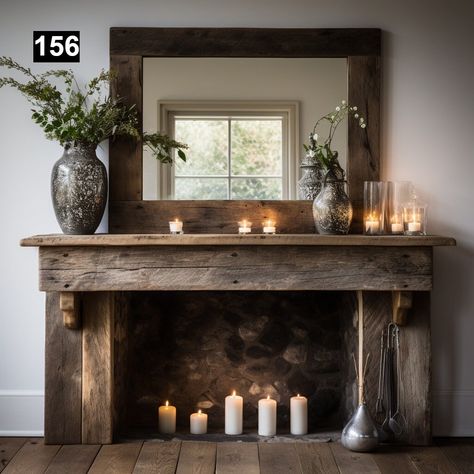 Please do not purchase a Mantel without first filling out the Quote Form and receiving a quote from us. Quote Form: https://form.jotform.com/240524957086059 Discover the Quintessence of Rustic Elegance: Mantels with Wooden Corbels by Anthony Shields & Sons Inc. Each mantel we craft is a celebration of rustic elegance, brought to life through the character-rich beauty of reclaimed wood beams. These mantels are not just pieces of wood; they are storied artifacts, lovingly transformed into the hear Wood Beam Fireplace, Beam Fireplace, Reclaimed Wood Mantel, Reclaimed Wood Beams, Wooden Corbels, Wood Beam, Wood Mantels, Faux Fireplace, Fireplace Mantel