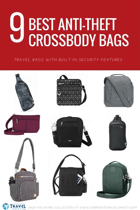 Keep your tablets, laptops, and gear safe and secure in one of our Anti-Theft  Crossbody Bags. Each bag has discreet, built-in security features such as locking zippers and slash-proof material. Anti Theft Sling Bag, Pickpocket Proof Bag, Anti Theft Bags For Women, Travelon Anti Theft Crossbody Bag, Anti Theft Crossbody Bag, Travel Purses For Women Anti Theft, Best Crossbody Bag Travel, Travel Crossbody Bag For Women, Anti Theft Travel Purse