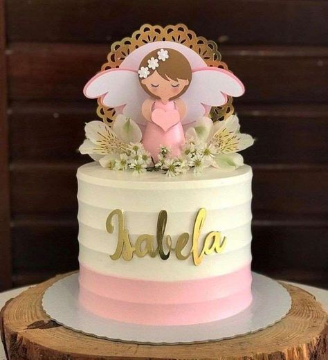 Bautizo Pastel Nina, Cake For Baptism Girl, Cake For Christening Baby Girl, Baptism Cakes Girl, Baptismal Cake Girl, Baptism Girl Cake, Christening Cake Girl, Girl Baptism Cake, Christening Cake Designs