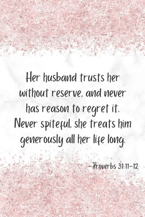 Best Wife, Best Bible Verses, Bible Love, Bible Motivation, Marriage Is, Good Wife, Old Testament, New Testament, Faith In God