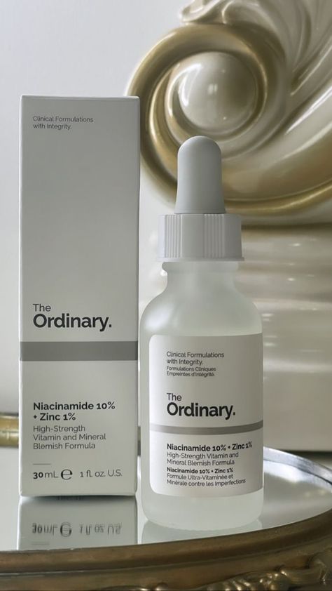 Niacinamide Benefits, The Ordinary Serum, Ordinary Niacinamide, Serum Benefits, Aesthetic Products, The Ordinary Skincare Routine, Alat Makeup, Face Routine, Facial Products