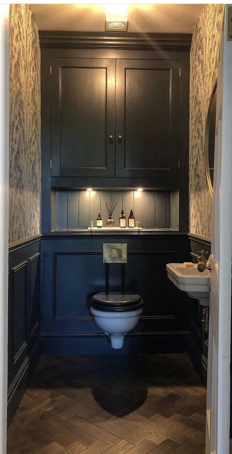 Cloakroom Storage, Small Toilet Design, Small Downstairs Toilet, Cloakroom Toilet, Downstairs Cloakroom, Toilet Decoration, Small Toilet Room, Downstairs Loo, Storage Cupboard