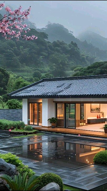 Nature | living | Greenery | Modern Village house exterior design 🏠 #lightingdesign #lightingdecor #lighting #lightdesign #livingarea #livingspace #bedroominterior… | Instagram Village House Exterior, Modern Village House Design, Tropical Resort Design, Modern Village, Nature Living, Outdoor Restaurant Design, Small House Layout, Resort Architecture, Elegant Living Room Decor