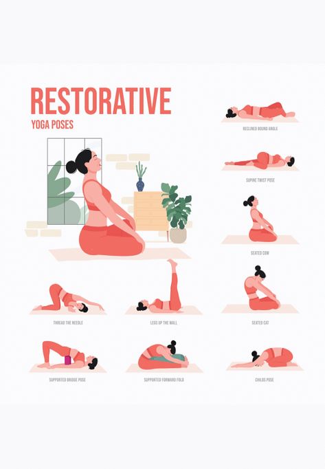 Restorative Yoga: 8 Ways to Unlock the Benefits #FitLife #FitnessTips #of #Yoga #Body #for #Essential #the #Poses #Mind #and #Benefits #Explore #Wellness #HealthTips #Yoga #SelfCare Restorative Yoga Poses Sequence, Stretching Sequence, Somatic Exercise, Yoga Restorative, Restorative Yoga Sequence, Essential Yoga Poses, Work Stretches, Yoga Flow Sequence, Yoga Information