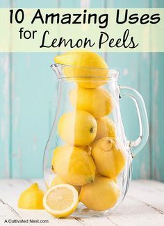 Uses for Lemon Peels - The next time you cut up a lemon, don’t be so quick to toss the peel. The truth is, lemon peels have quite a few practical uses making them worth their weight in gold! Lemon Peels, Lemon Uses, Housekeeping Tips, Cleaning Recipes, Cleaners Homemade, Lemon Peel, Lemon Recipes, Lemon Water, Cut Up