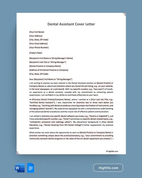 Dental Assistant Cover Letter Dental Assistant Interview Questions, Essay Writing Examples, Dental Hygiene Student, Writing Examples, Successful Career, Dental Practice, Dental Assistant, Job Board, Dental Hygiene