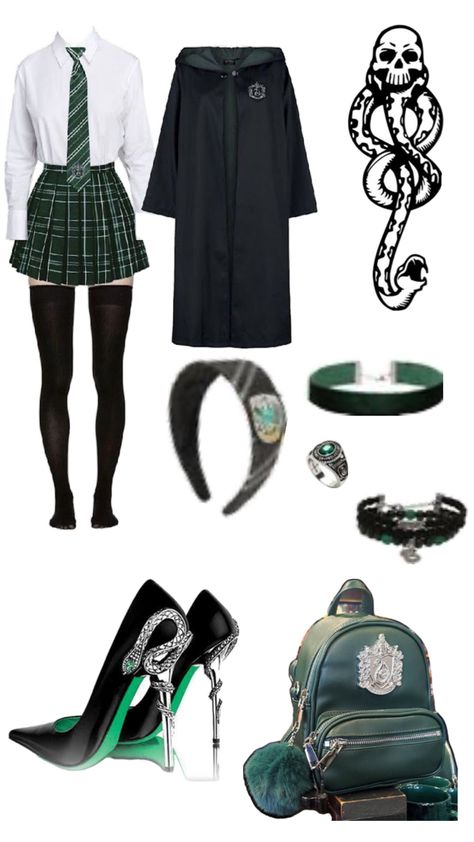 Slytherin Halloween, Themed Outfits, Hogwarts, Harry Potter, Halloween