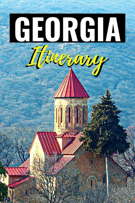 Georgia Itinerary - Things to do in Georgia country Georgia Itinerary, Georgia Europe, Georgia Travel Guide, Azerbaijan Travel, Zen Life, Georgia Travel, Travel Tops, Plan A Trip, Sustainable Travel