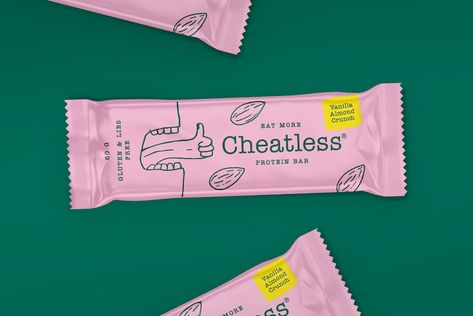 Protein Bar Brands, Crunch Protein Bar, Almond Crunch, High Protein Bars, Cookies Branding, Healthy Bars, Handmade Packaging, Protein Bar, Box Packaging Design