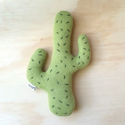 Knitted Cactus Cushion - Homely Creatures Knitted Cactus, Boho Style Nursery, Fun Pillows, Cactus Cushion, Pillow Mat, Cactus Pillow, Modern Kids Bedroom, Crochet Cactus, Modern Toys