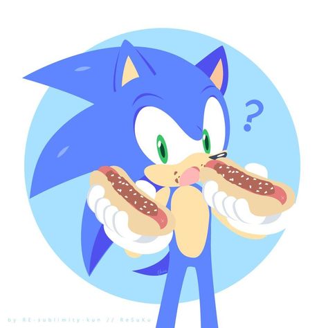 Look At My Baby With His Chili Dogs Chili Dog, The Hedgehog, My Baby, Sonic, Sonic The Hedgehog, Chili, Deviantart, Art