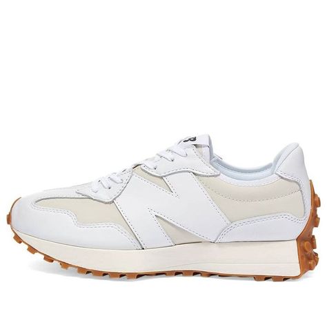 New Balance 327 White, Beauty Uniforms, Shoe Maker, New Balance Outfit, New Balance 327, Marathon Running Shoes, Take A Step Back, Marathon Running, Retro Designs