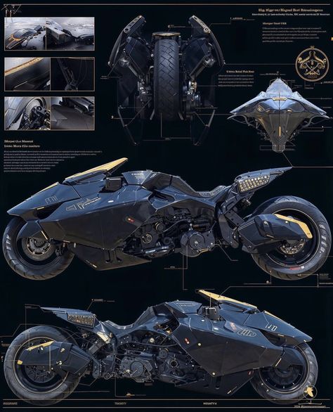 Cyberpunk Vehicles Art, Cyberpunk Vehicles Concept, Dystopian Motorcycle, Sci Fi Bike Concept Art, Futuristic Bike Concept Art, Flying Car Concept Art, Cyberpunk Motorcycle Concept Art, Vehicle Design Concept Art, Futuristic Car Concept Art