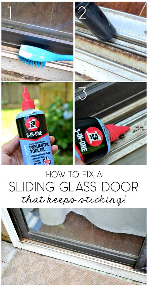 Sliding Glass Door Repair, Sliding Screen Doors, Small Bathroom Renovations, House Paint Interior, Door Diy, Home Fix, Door Repair, Diy Home Repair, Door Makeover