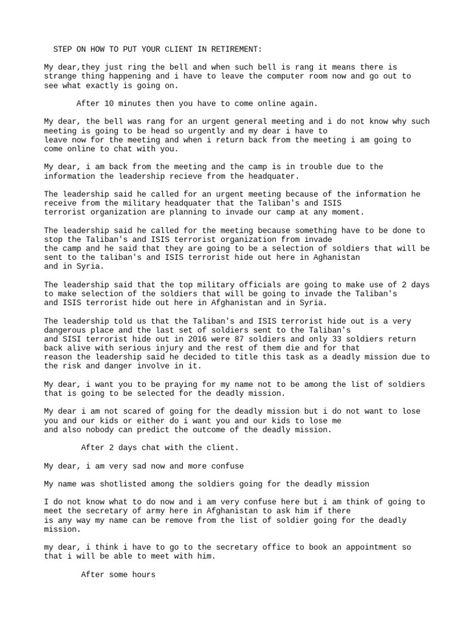 The document discusses a soldier who has been selected for a deadly mission against the Taliban and ISIS in Afghanistan, and outlines his efforts to apply for an urgent retirement through his fiancée so that he does not have to go on the mission, including drafting a letter for his fiancée to send to military leadership requesting the retirement on grounds of his daughter's illness. Retirement Letter, Army Retirement, Bills Quotes, Hacking Books, Letter For Him, I Love You Honey, Retired Military, Mark Williams, Military Retirement